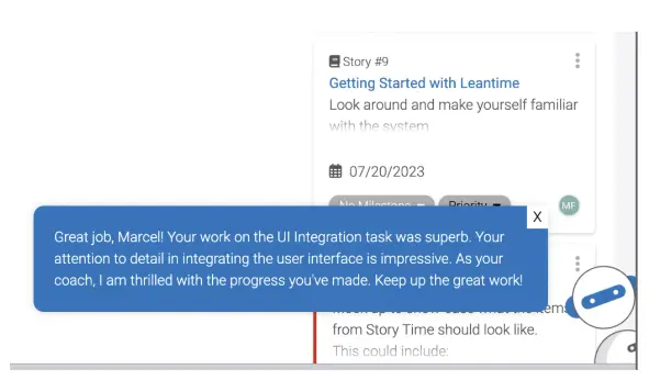 Using Leantime and AI technology